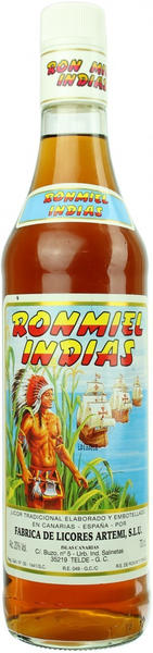 Artemi Ron Miel Indias Honig Rum Likör 20.0% 0,7l