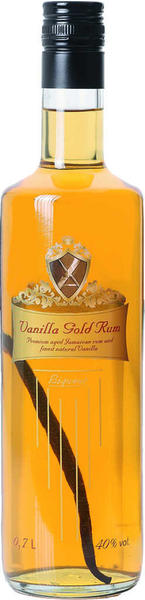 Taste Deluxe Vanilla Gold Rum Liqueur mit Vanilleschote 40% 0,7l