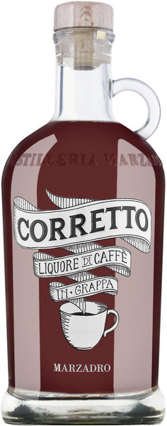 Marzadro Corretto - Kaffeelikör auf Grappa-Basis 35% 0,7l