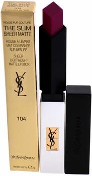 Yves Saint Laurent Rouge pur Couture The Slim Sheer Matte Lipstick 104 Fuchsia Intime (2,2g)