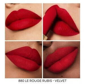 Guerlain Rouge G Velvet Lipstick Refill 880 Le Rouge Rubis (3,5g) – Samtige Textur für ein makelloses Finish