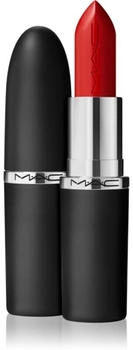 MAC MACximal Sleek Satin Lipstick (3,5g) Left on Red
