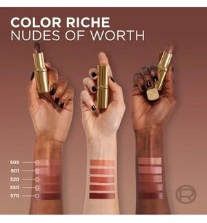 L'Or&eacute;al Color Riche Satin Lipstick (4,8g) 520 Nu Defiant