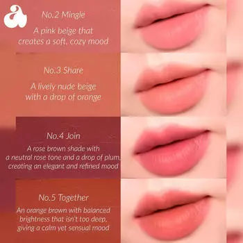 Unleashia Hug Velvet Tint Lipcolor (4ml) No.2 Mingle