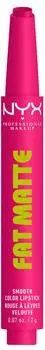 NYX Fat Matte Smooth Color Lipstick (2g) 13 Fluffy Fuchsia