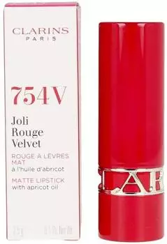 Clarins Joli Rouge Velvet matter Lippenstift, deep red 3,5g (754V)