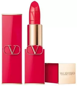 Valentino Rosso Satin Finish Creme-Lippenstift 404R nachfüllbar 3,5g