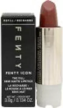 Fenty Beauty Icon The Fill Semi-Matter Nachfüllbarer Lippenstift, Grill Mast'r, 3,8g