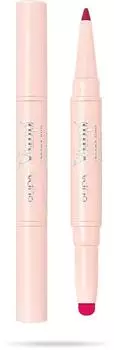 Pupa Vamp! Creamy Duo Lip Contouring Pencil & Shiny Lipstick, mauve rose (50020122A018)