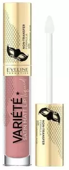 Eveline Cosmetics Vari&eacute;t&eacute; Satin Matt fl&uuml;ssiger Lippenstift Nr. 02 raspberry cream, 4ml