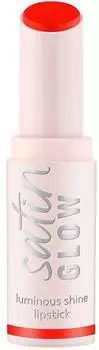 Essence Satin Glow Luminous Shine Lipstick 07 coral it a day, 3.5g