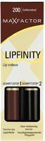 Max Factor Lipfinity Lip Colour langanhaltender Lippenstift mit Balsam Farbton 200