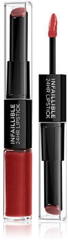 L'Oréal Infaillible 2-Step 24hr Lipstick (5,7 g) 502 Red To Stay