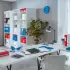 Leitz Schreibtisch-Set Nexxt Wow Heftgerät+Locher blau metallic (55612036)