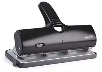 Rapesco Kraflocher ALU 40 4-fach Schwarz (1293)