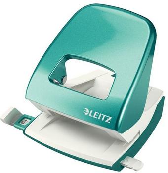 Leitz Locher 2,5mm mit Anschlagschiene eisblau (50082051)