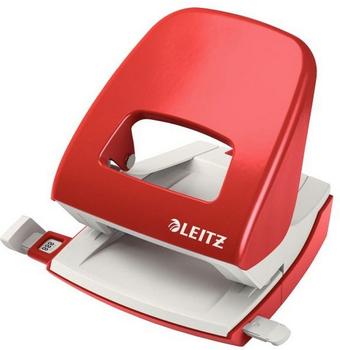 Leitz Locher 2,5mm mit Anschlagschiene rot (50086025)