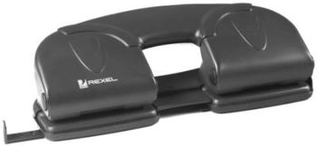 REXEL Vierfachlocher V412 schwarz (08309)