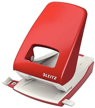Leitz Registraturlocher 4,0mm mit Anschlagschiene rot (51386025)