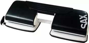 Sax Doppellocher 300 15 Blatt, schwarz (0-300-19)