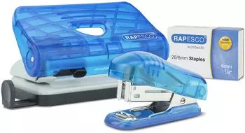 Rapesco Bug + P-810 Locher & Heftger&auml;t Mini-Set, 10 Blatt (1719)