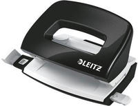 Leitz Locher 5060-10-95, NeXXt WOW Mini, B&uuml;rolocher, f&uuml;r ca. 10 Blatt, schwarz