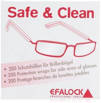 Efalock Brillenbügel-Schutz Box mit 200 Hüllen