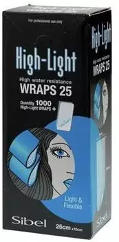 Sibel Highlight Wraps 10cm x 25cm, 1000 Stück