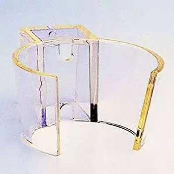Efalock Wandfönhalter, Acryl, transparent