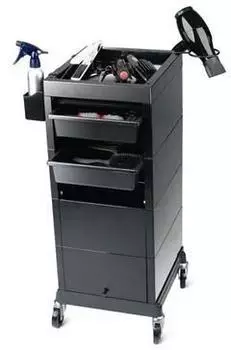Sibel Discrete Friseurtrolley schwarz (Discrete)