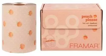 Framar Peach Please Embossed Medium Folie Rolle 320ft