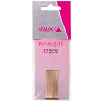 Efalock Marquis 7 cm gold Haarklemme (12 Stk)