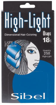Sibel High-Light Wraps Strähnenpapier (250 Blatt) 18 cm