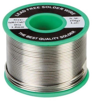 Velleman BLEIFREIES LÖTZINN Sn99.3% Cu0.7% 1mm 250g