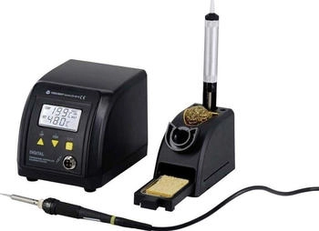 Toolcraft ZD-8916 digital 60 W 160-480 °C inkl. Ablage inkl. Entlötsaugpumpe