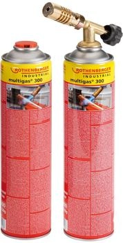 Rothenberger Hot Pack 2 Gasbrenner 650°C inkl. Gasflasche (18078)