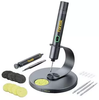 Fanttik T1 Max Kabelloses L&ouml;tset, 7s Aufheizzeit, 200&ndash;450&deg;C, 4 L&ouml;tspitzen (C210)