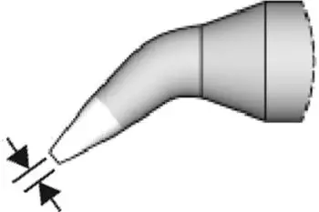 JBC C245-962 L&ouml;tspitze Mei&szlig;elform 1,2x0,7mm gebogen (C245962)