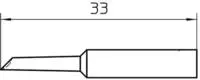 Weller Xnt Gw L&ouml;tspitze Abgeschr&auml;gt 45&deg; Spitzen-gr&ouml;&szlig;e 2 Mm Spitzen-l&auml;nge 33 Mm