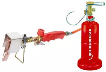 Rothenberger Dachrinnen-L&ouml;tset mit Propan-Kleinflasche 0,5kg (1500004721)