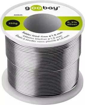 Goobay L&ouml;tzinn bleifrei, &oslash;1mm, 250g (40845)