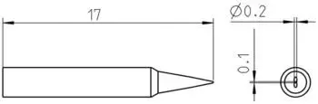 Weller RT-Tips L&ouml;tspitze Mei&szlig;elform 17mm (T0050103999)