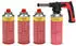 Rothenberger RS 220 Gasbrenner Piezo-Zündung 180-360°C inkl. 4x RoButan 220g (1500005151)
