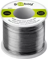 goobay 40851, goobay L&ouml;tzinn, bleifrei, &oslash;0,56mm, 250g Rolle