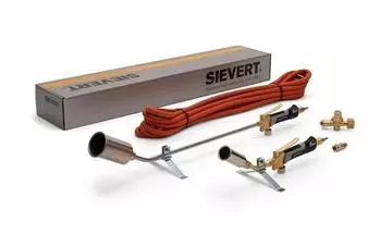 Sievert PRO 88 Inox Aufschwei&szlig;brenner-Set 60/850mm, 10m Schlauch (766214)