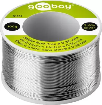 Goobay Profi-L&ouml;tzinn bleifrei &Oslash; 0,35mm 100g (51131)