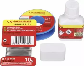 Rothenberger Bastel-Tiffany Set, bleifrei, L&ouml;twasser & Salmiakstein (1500002909)