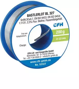 CFH Lot BL 327 Bastlerlot bleifrei 200g (52327)