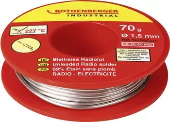 Rothenberger Radiolot bleifrei Sn99Cu1 70g Ø1,5mm (1000002351)