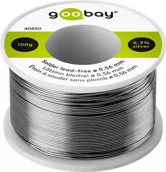 Goobay Lötzinn bleifrei, ø0,56mm, 100g (40850)
